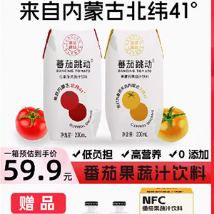 番茄果蔬汁健身健康早餐饮料200ml*12瓶